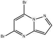 5,7-二溴吡唑并[1,5-A]嘧啶 结构式