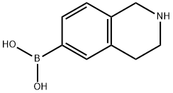 1,2,3,4-四氢异喹啉-6-硼酸 结构式