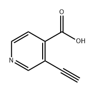 3-乙炔基异烟酸 结构式