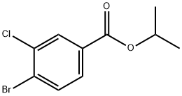 Isopropyl 4-bromo-3-chlorobenzoate 结构式