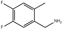 Benzenemethanamine, 4,5-difluoro-2-methyl- 结构式