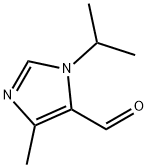 1-异丙基-4-甲基-1H-咪唑-5-甲醛 结构式