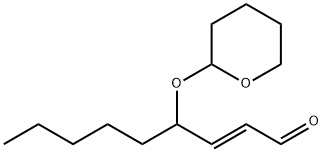 2-Nonenal, 4-[(tetrahydro-2H-pyran-2-yl)oxy]-, (2E)- 结构式