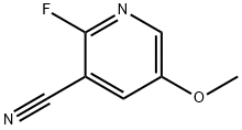 2-氟-5-甲氧基烟腈 结构式