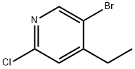 5-溴-2-氯-4-乙基吡啶 结构式