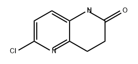 6-氯-3,4-二氢-1,5-萘吡啶-2(1H)-酮 结构式
