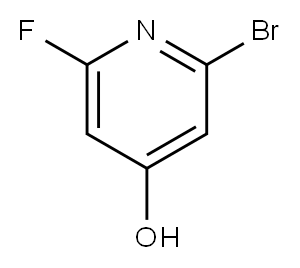 2-溴-6-氟吡啶-4-醇 结构式