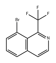 8-溴-1-(三氟甲基)异喹啉 结构式