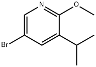 5-溴-3-异丙基-2-甲氧基吡啶 结构式