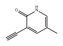 3-乙炔基-5-甲基吡啶-2(1H)-酮 结构式