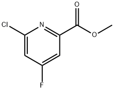 6-氯-4-氟吡啶甲酸甲酯 结构式