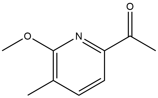 1-(6-Methoxy-5-methyl-2-pyridinyl)ethanone 结构式