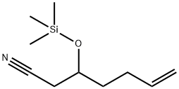 3-(Trimethylsilyloxy)-6-heptenenitrile 结构式