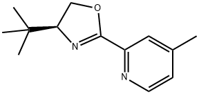 2 - [ ( 4S ) - 4 - ( 1 , 1 -二甲基乙基) - 4 , 5 -二氢- 2 -恶唑基] - 4 -甲基吡啶 结构式