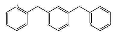 Pyridine, 2,2'-[1,3-phenylenebis(methylene)]bis- 结构式