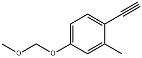 1-乙炔基-4-(甲氧基甲氧基)-2-甲基苯 结构式