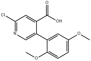 4-Pyridinecarboxylic acid, 2-chloro-5-(2,5-dimethoxyphenyl)-