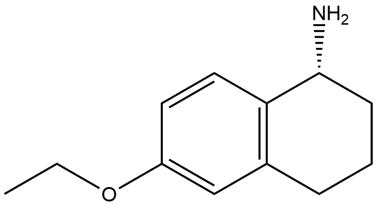 (R)-6-ethoxy-1,2,3,4-tetrahydronaphthalen-1-amine 结构式