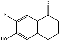 1(2H)-Naphthalenone, 7-fluoro-3,4-dihydro-6-hydroxy- 结构式