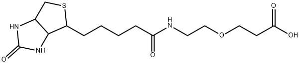 Biotin-PEG1-COOH 结构式