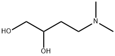 1-DIMETHYLAMINOBUTAN-3,4-DIOL 结构式