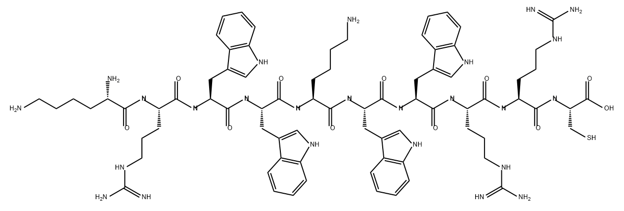 抗菌肽TET-213 结构式