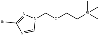 3-溴-1-((2-(三甲硅基)乙氧基)甲基)-1H-1,2,4-三唑 结构式