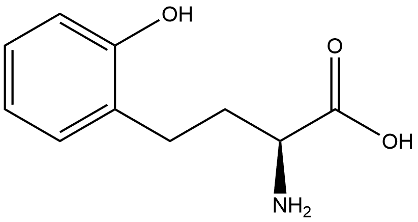 Benzenebutanoic acid, α-amino-2-hydroxy-, (αS)- 结构式