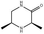 2-Piperazinone, 3,5-dimethyl-, (3R,5S)- 结构式