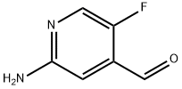 2-氨基-5-氟异烟醛 结构式