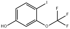 4-Iodo-3-(trifluoromethoxy)phenol 结构式