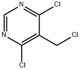 4,6-二氯-5-(氯甲基)嘧啶 结构式