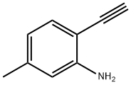 2-乙炔基-5-甲基苯胺 结构式