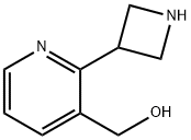 2-(3-Azetidinyl)-3-pyridinemethanol 结构式
