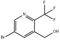 3-Pyridinemethanol, 5-bromo-2-(trifluoromethyl)- 结构式