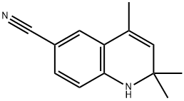 2,2,4-trimethyl-1,2-dihydroquinoline-6-carbonitrile 结构式