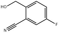 5-氟-2-(羟甲基)苄腈 结构式