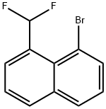 1-溴-8-(二氟甲基)萘 结构式