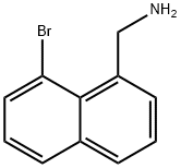 8-溴-1-萘甲胺 结构式