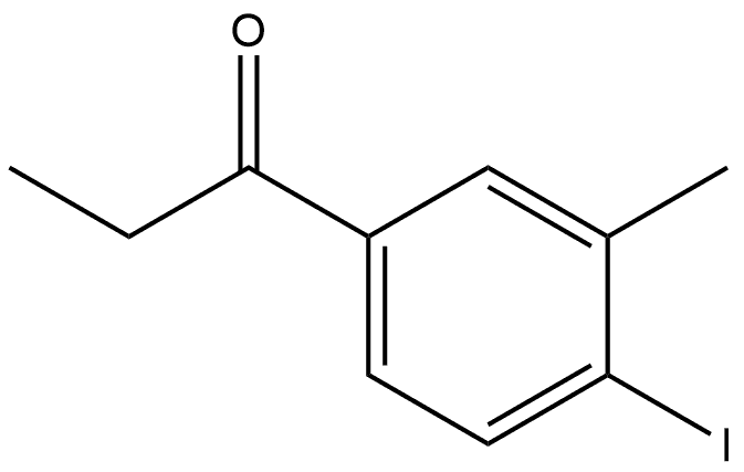 1-(4-Iodo-3-methylphenyl)-1-propanone 结构式