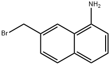 1-Naphthalenamine, 7-(bromomethyl)- 结构式