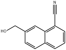 1-Cyanonaphthalene-7-methanol 结构式