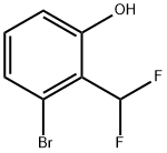 3-溴-2-(二氟甲基)苯酚 结构式