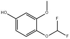 4-(二氟甲氧基)-3-甲氧基苯酚 结构式