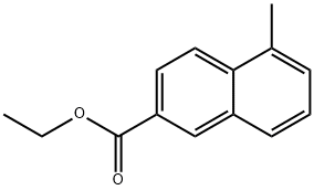 Ethyl 1-methylnaphthalene-6-carboxylate 结构式