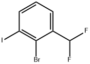2-Bromo-3-iodobenzal fluoride 结构式