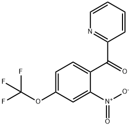 2-(4-(Trifluoromethoxy)-2-nitrobenzoyl)pyridine 结构式