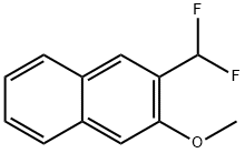 Naphthalene, 2-(difluoromethyl)-3-methoxy- 结构式