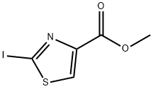 2-碘噻唑-4-羧酸甲酯 结构式