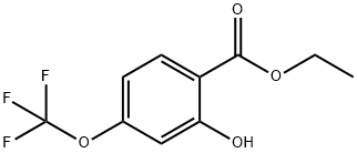 Ethyl 2-hydroxy-4-(trifluoromethoxy)benzoate 结构式